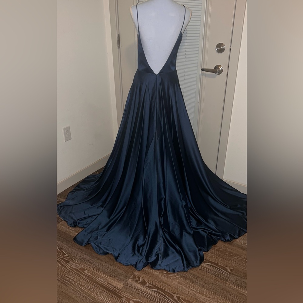 Dark Teal brides Maids Dress